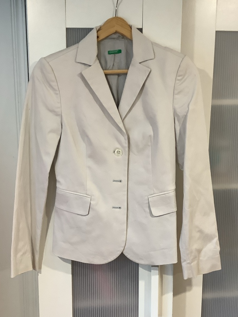 United Colors Of Benetton Light Beige Single-Breasted Blazer